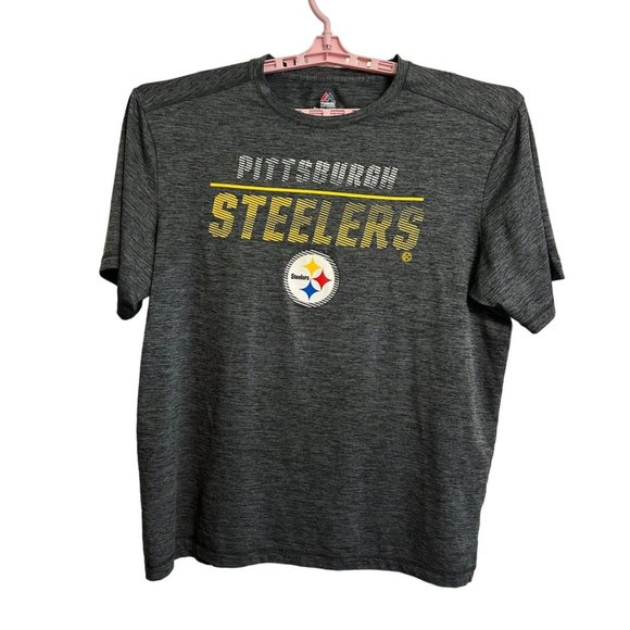 Majestic Other - Majestic Pittsburgh Steelers Cool Base Tee Men's XL Grey T-Shirt Short Sleeved